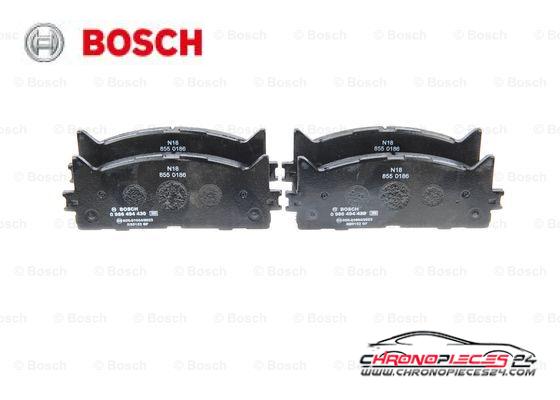 Achat de BOSCH 0 986 494 430 Kit de plaquettes de frein, frein à disque pas chères