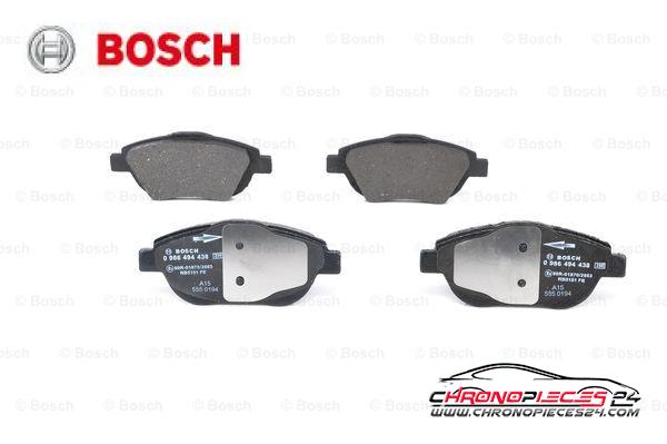 Achat de BOSCH 0 986 494 438 Kit de plaquettes de frein, frein à disque pas chères