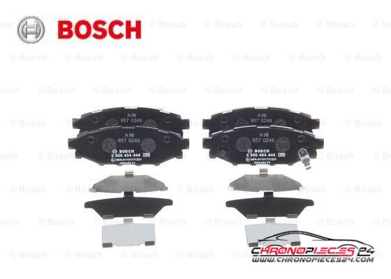 Achat de BOSCH 0 986 494 444 Kit de plaquettes de frein, frein à disque pas chères