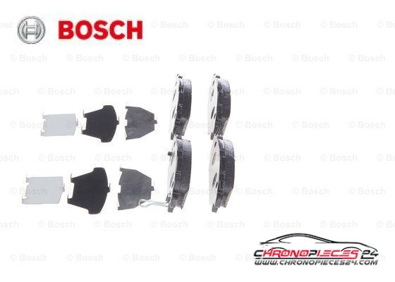 Achat de BOSCH 0 986 494 444 Kit de plaquettes de frein, frein à disque pas chères