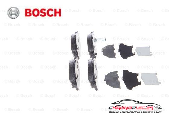 Achat de BOSCH 0 986 494 444 Kit de plaquettes de frein, frein à disque pas chères