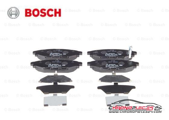 Achat de BOSCH 0 986 494 444 Kit de plaquettes de frein, frein à disque pas chères