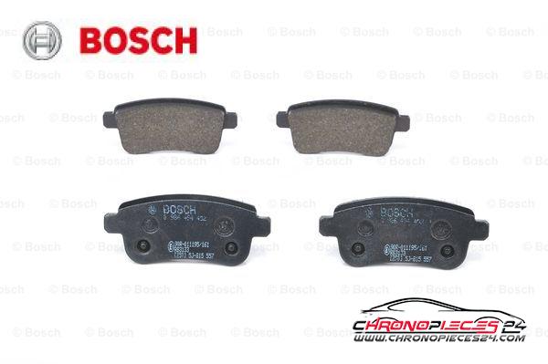 Achat de BOSCH 0 986 494 452 Kit de plaquettes de frein, frein à disque pas chères