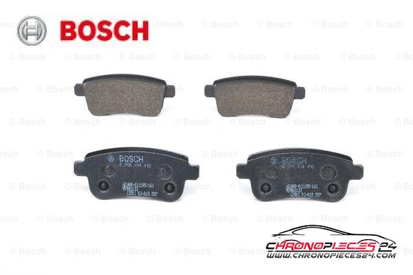 Achat de BOSCH 0 986 494 452 Kit de plaquettes de frein, frein à disque pas chères