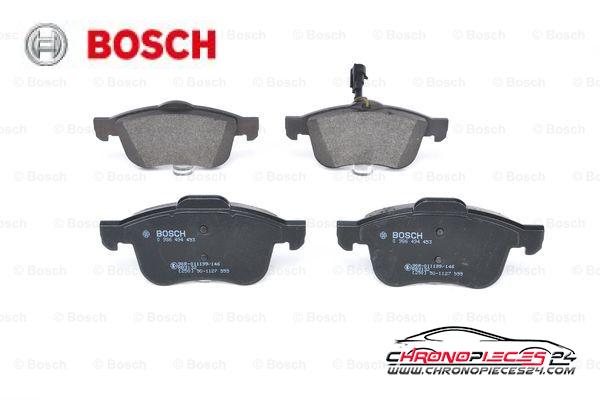 Achat de BOSCH 0 986 494 453 Kit de plaquettes de frein, frein à disque pas chères