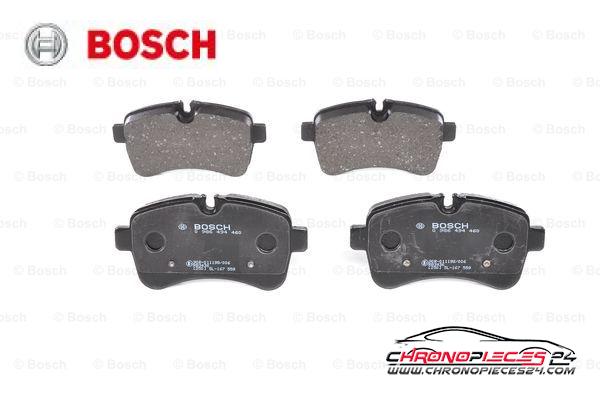 Achat de BOSCH 0 986 494 460 Kit de plaquettes de frein, frein à disque pas chères