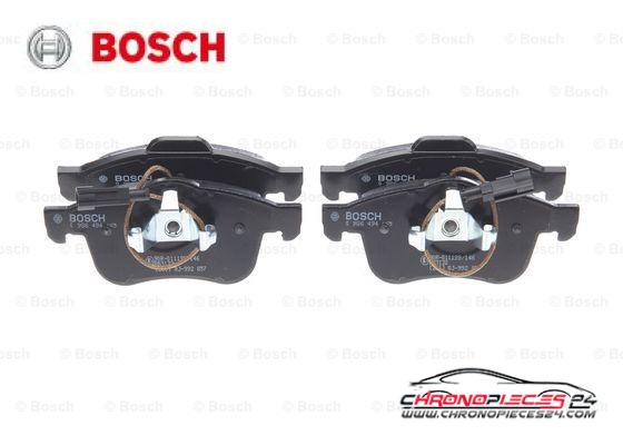 Achat de BOSCH 0 986 494 465 Kit de plaquettes de frein, frein à disque pas chères