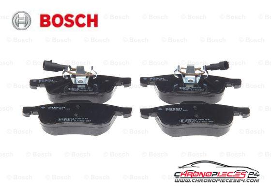 Achat de BOSCH 0 986 494 465 Kit de plaquettes de frein, frein à disque pas chères