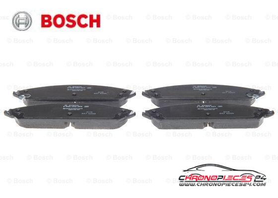 Achat de BOSCH 0 986 494 483 Kit de plaquettes de frein, frein à disque pas chères