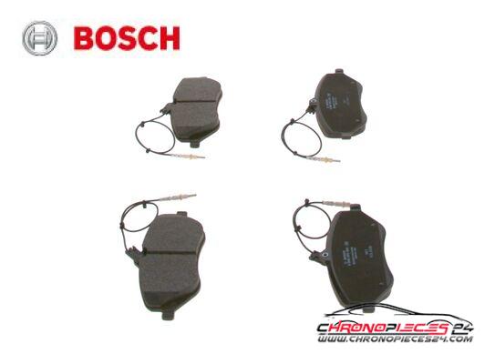 Achat de BOSCH 0 986 494 484 Kit de plaquettes de frein, frein à disque pas chères