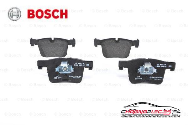 Achat de BOSCH 0 986 494 487 Kit de plaquettes de frein, frein à disque pas chères