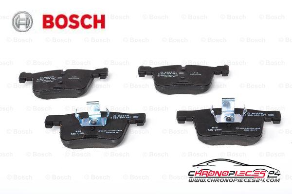 Achat de BOSCH 0 986 494 487 Kit de plaquettes de frein, frein à disque pas chères