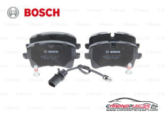 Achat de BOSCH 0 986 494 488 Kit de plaquettes de frein, frein à disque pas chères