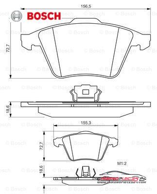 Achat de BOSCH 0 986 494 492 Kit de plaquettes de frein, frein à disque pas chères