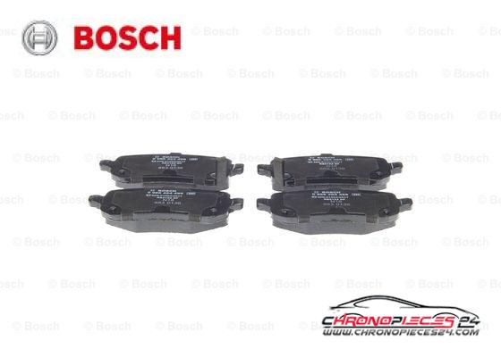 Achat de BOSCH 0 986 494 496 Kit de plaquettes de frein, frein à disque pas chères