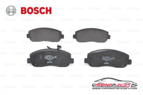 Achat de BOSCH 0 986 494 498 Kit de plaquettes de frein, frein à disque pas chères