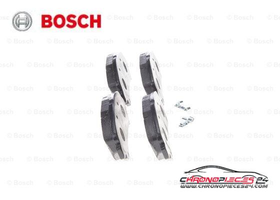 Achat de BOSCH 0 986 494 501 Kit de plaquettes de frein, frein à disque pas chères