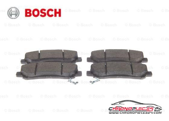 Achat de BOSCH 0 986 494 501 Kit de plaquettes de frein, frein à disque pas chères