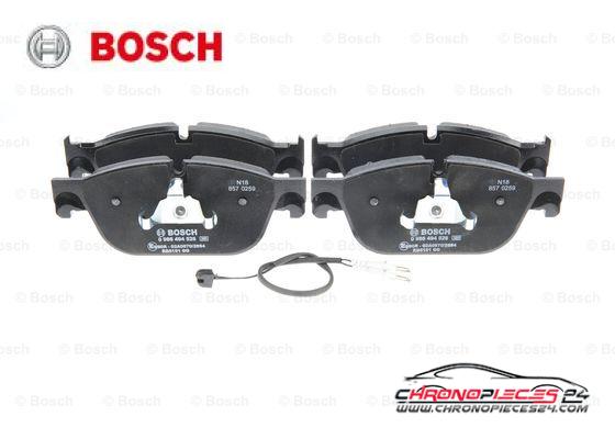 Achat de BOSCH 0 986 494 526 Kit de plaquettes de frein, frein à disque pas chères