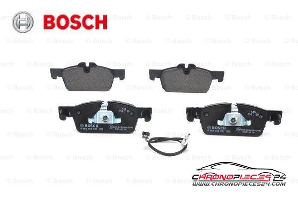 Achat de BOSCH 0 986 494 527 Kit de plaquettes de frein, frein à disque pas chères