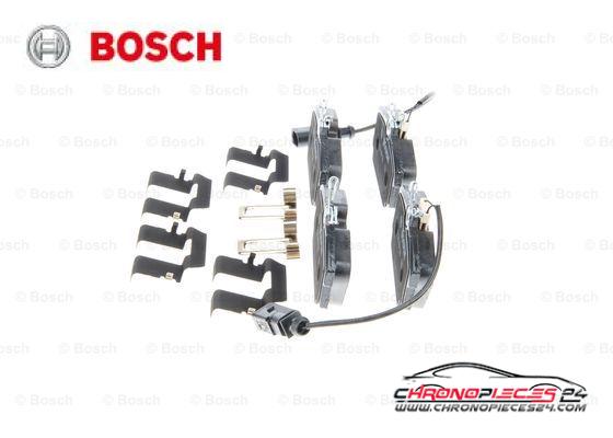 Achat de BOSCH 0 986 494 529 Kit de plaquettes de frein, frein à disque pas chères