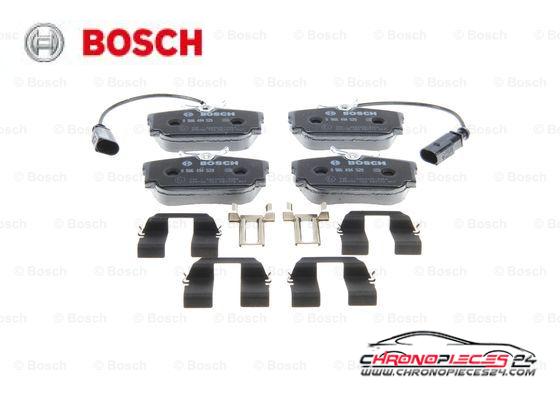 Achat de BOSCH 0 986 494 529 Kit de plaquettes de frein, frein à disque pas chères