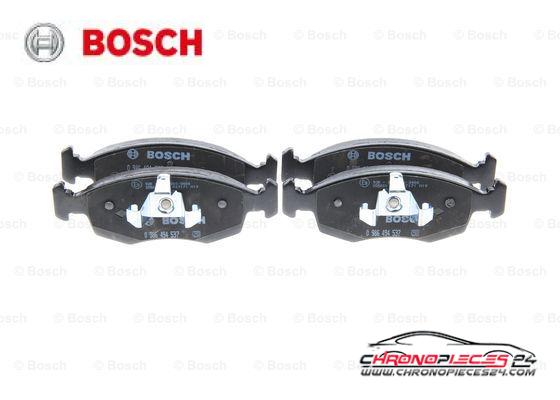 Achat de BOSCH 0 986 494 537 Kit de plaquettes de frein, frein à disque pas chères