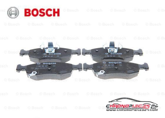 Achat de BOSCH 0 986 494 537 Kit de plaquettes de frein, frein à disque pas chères