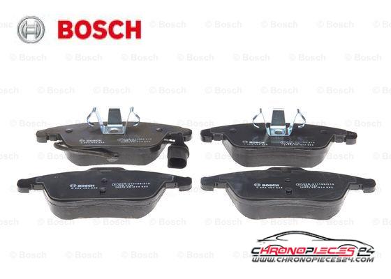 Achat de BOSCH 0 986 494 538 Kit de plaquettes de frein, frein à disque pas chères