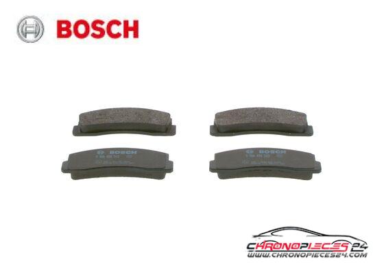 Achat de BOSCH 0 986 494 543 Kit de plaquettes de frein, frein à disque pas chères