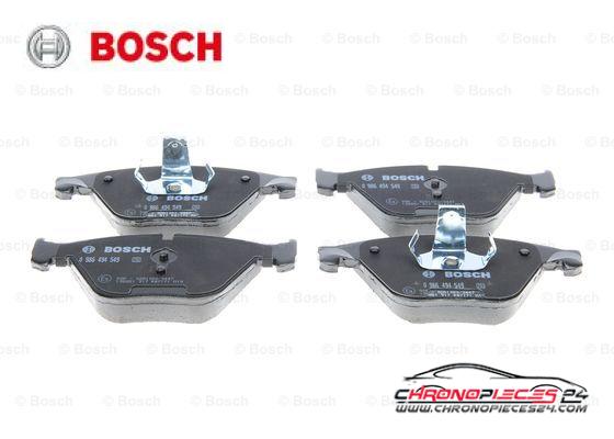 Achat de BOSCH 0 986 494 549 Kit de plaquettes de frein, frein à disque pas chères