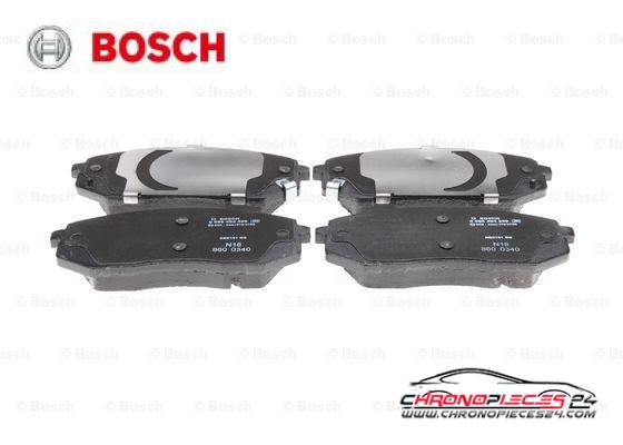 Achat de BOSCH 0 986 494 559 Kit de plaquettes de frein, frein à disque pas chères