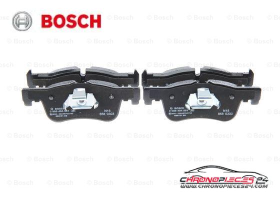 Achat de BOSCH 0 986 494 561 Kit de plaquettes de frein, frein à disque pas chères