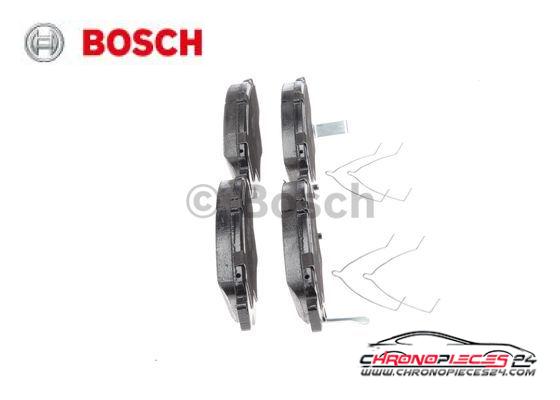 Achat de BOSCH 0 986 494 562 Kit de plaquettes de frein, frein à disque pas chères