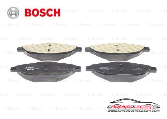 Achat de BOSCH 0 986 494 564 Kit de plaquettes de frein, frein à disque pas chères