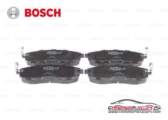 Achat de BOSCH 0 986 494 572 Kit de plaquettes de frein, frein à disque pas chères