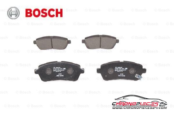 Achat de BOSCH 0 986 494 574 Kit de plaquettes de frein, frein à disque pas chères