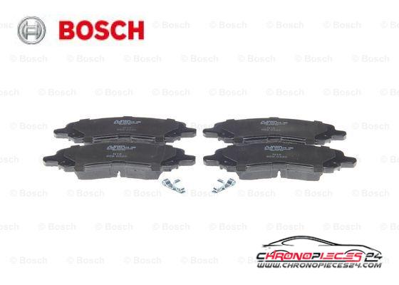 Achat de BOSCH 0 986 494 575 Kit de plaquettes de frein, frein à disque pas chères