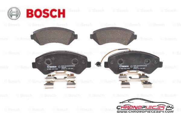 Achat de BOSCH 0 986 494 580 Kit de plaquettes de frein, frein à disque pas chères