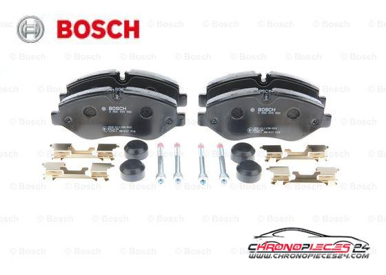 Achat de BOSCH 0 986 494 582 Kit de plaquettes de frein, frein à disque pas chères