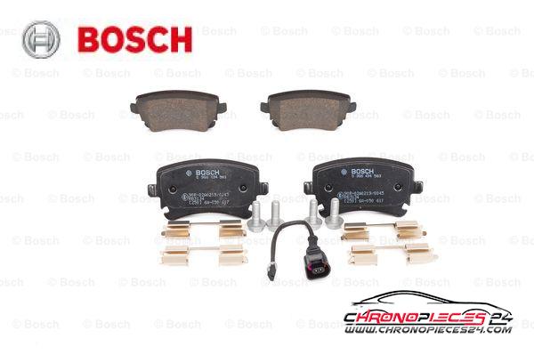 Achat de BOSCH 0 986 494 583 Kit de plaquettes de frein, frein à disque pas chères