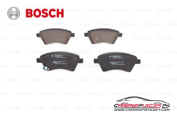 Achat de BOSCH 0 986 494 584 Kit de plaquettes de frein, frein à disque pas chères