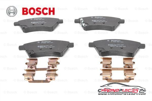 Achat de BOSCH 0 986 494 584 Kit de plaquettes de frein, frein à disque pas chères