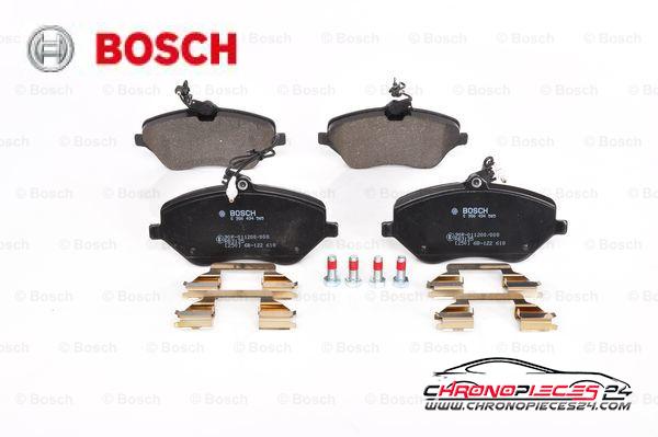 Achat de BOSCH 0 986 494 585 Kit de plaquettes de frein, frein à disque pas chères