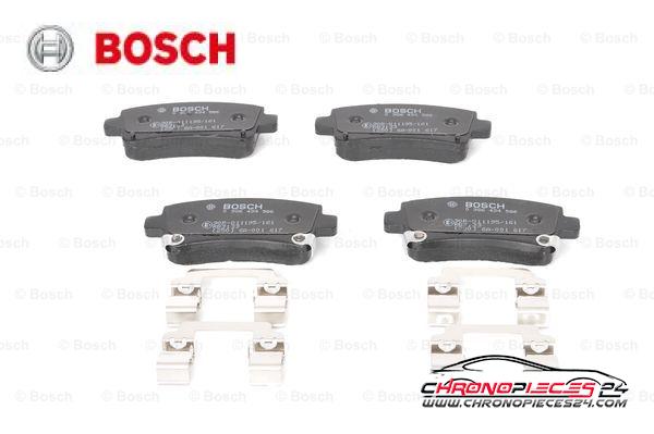 Achat de BOSCH 0 986 494 586 Kit de plaquettes de frein, frein à disque pas chères