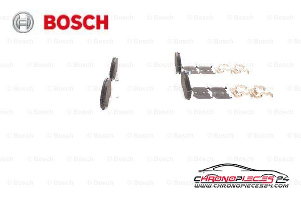 Achat de BOSCH 0 986 494 587 Kit de plaquettes de frein, frein à disque pas chères