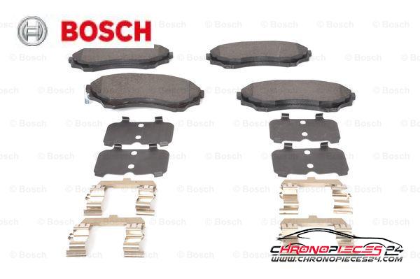 Achat de BOSCH 0 986 494 587 Kit de plaquettes de frein, frein à disque pas chères