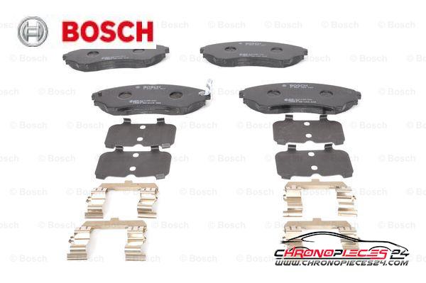 Achat de BOSCH 0 986 494 587 Kit de plaquettes de frein, frein à disque pas chères