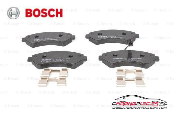 Achat de BOSCH 0 986 494 589 Kit de plaquettes de frein, frein à disque pas chères