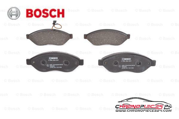 Achat de BOSCH 0 986 494 591 Kit de plaquettes de frein, frein à disque pas chères